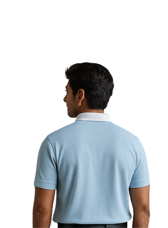 Men’s Classic Light Blue Polo T-Shirt