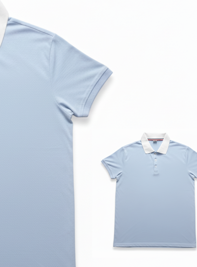 Men’s Classic Light Blue Polo T-Shirt