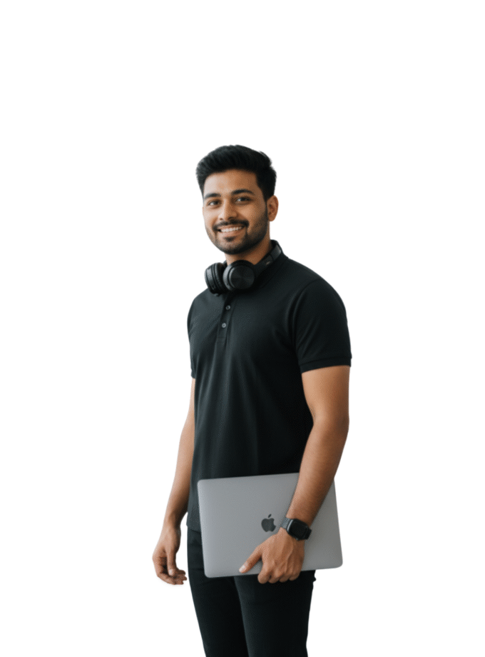 Men’s Black Polo T-Shirt – Classic Solid Design