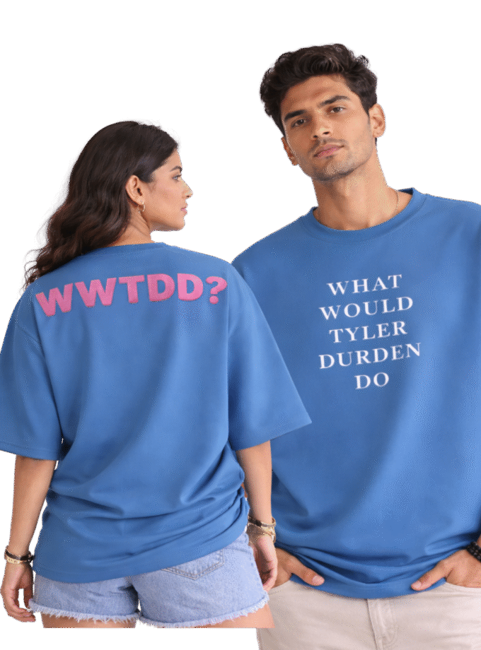 The "WWTD" | Project Mayhem What Would Tyler Durden Do Oversized Graphic Tshirt