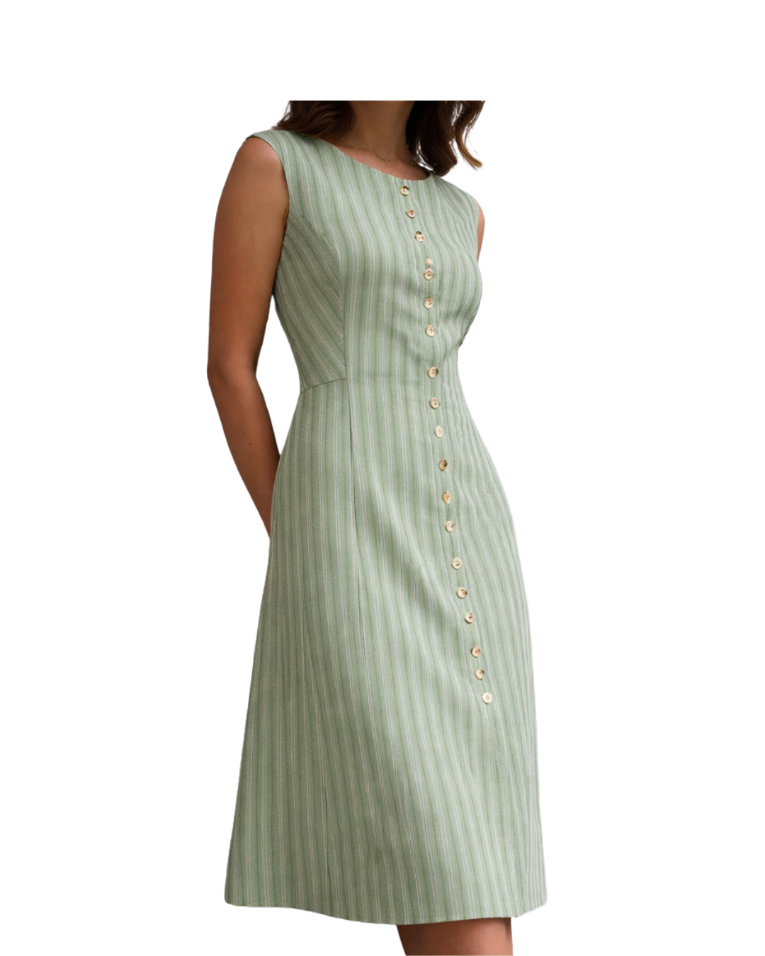 Timeless Elegance in Every Stripe | The Button-Down Dress - Image 4