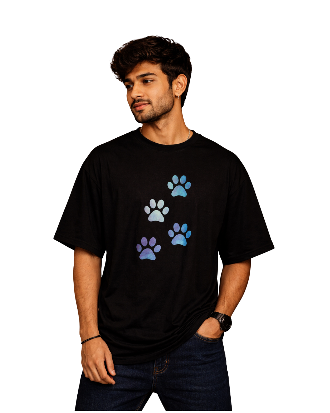 The Paw Print Essential Oversized Tshirt