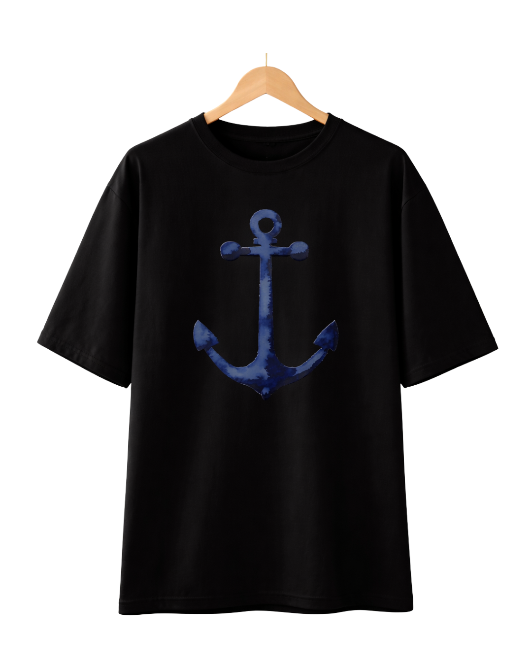 The Deep Blue Anchor Oversized Tshirt