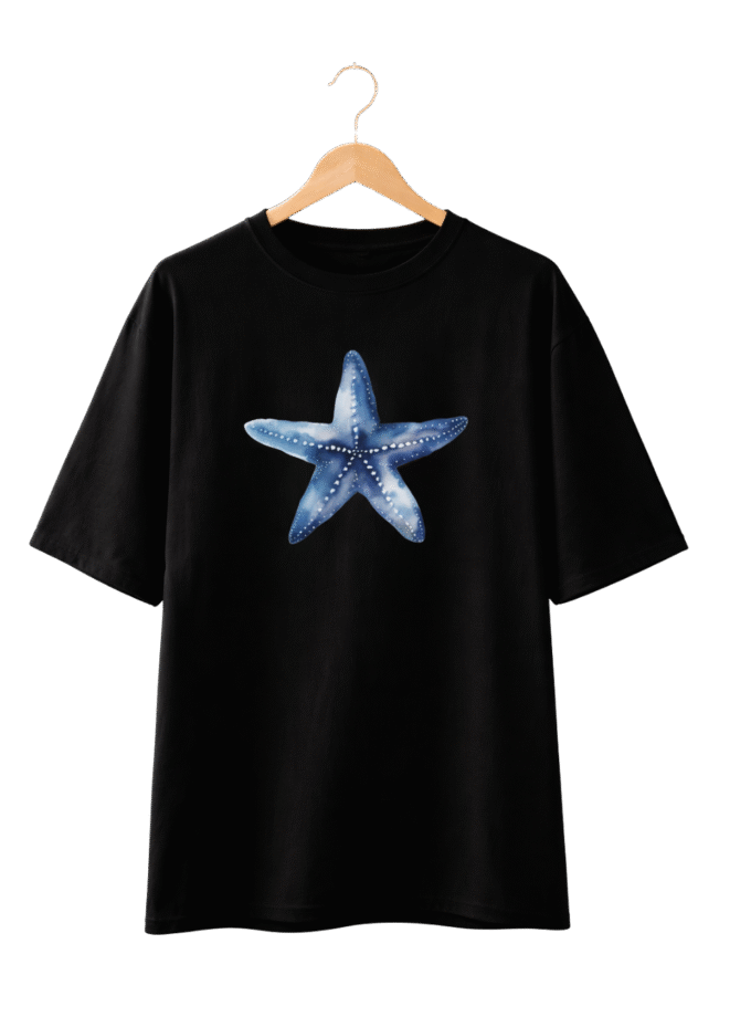 The Azure Starfish Oversized Tshirt