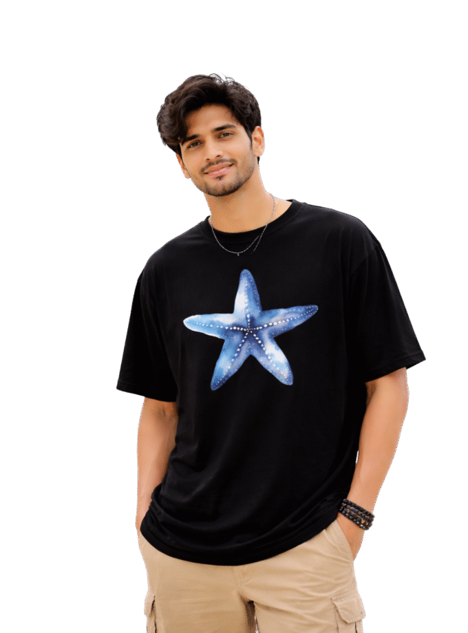 The Azure Starfish Oversized Tshirt