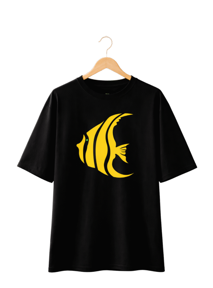 The Golden Angelfish Oversized Tshirt