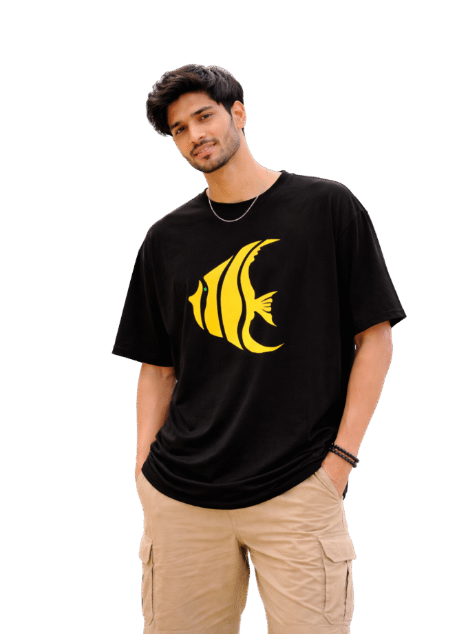 The Golden Angelfish Oversized Tshirt
