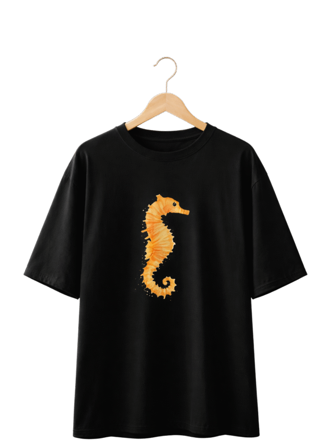 The Gilded Seahorse Oversized Tshirt
