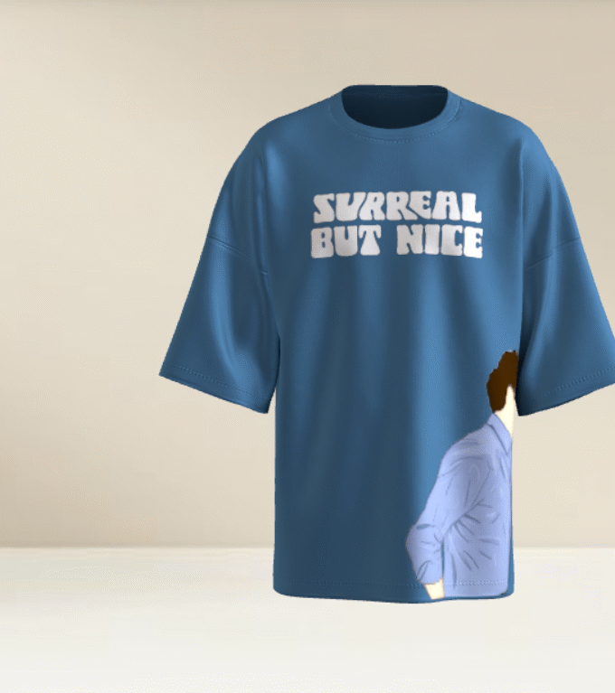 "Surreal But Nice" Oversized Graphic T-Shirt