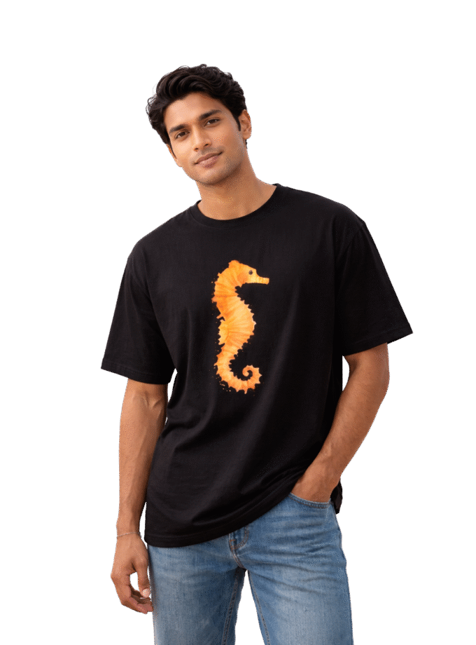The Gilded Seahorse Oversized Tshirt