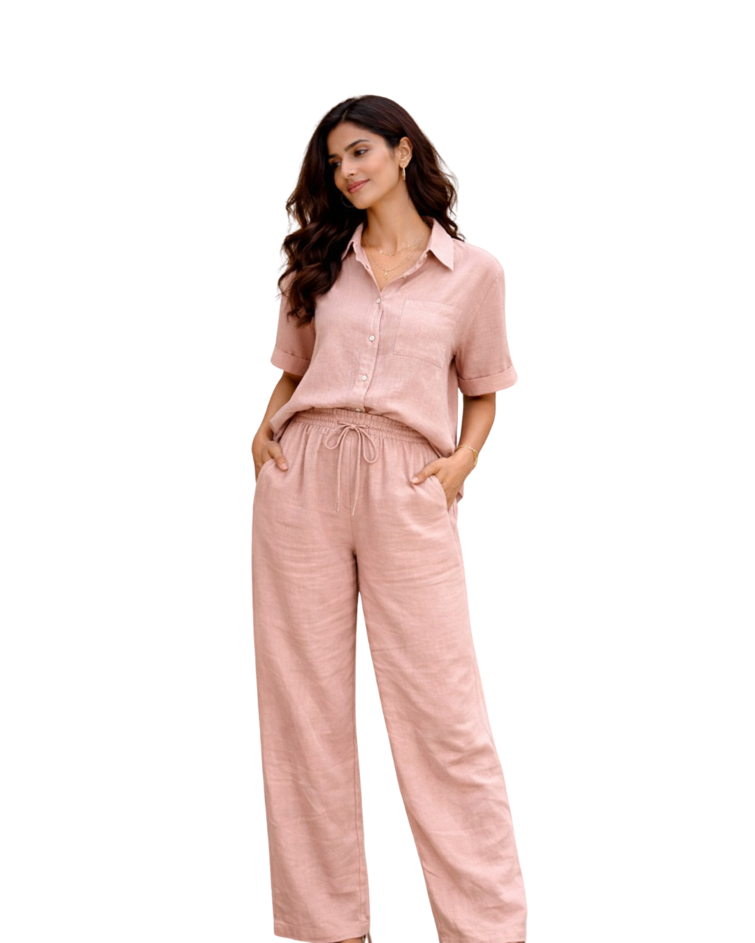 Gemini said Flâneur d’Été: The Breezy Linen Cotton Resort Shirt Co-ord Set - Image 2