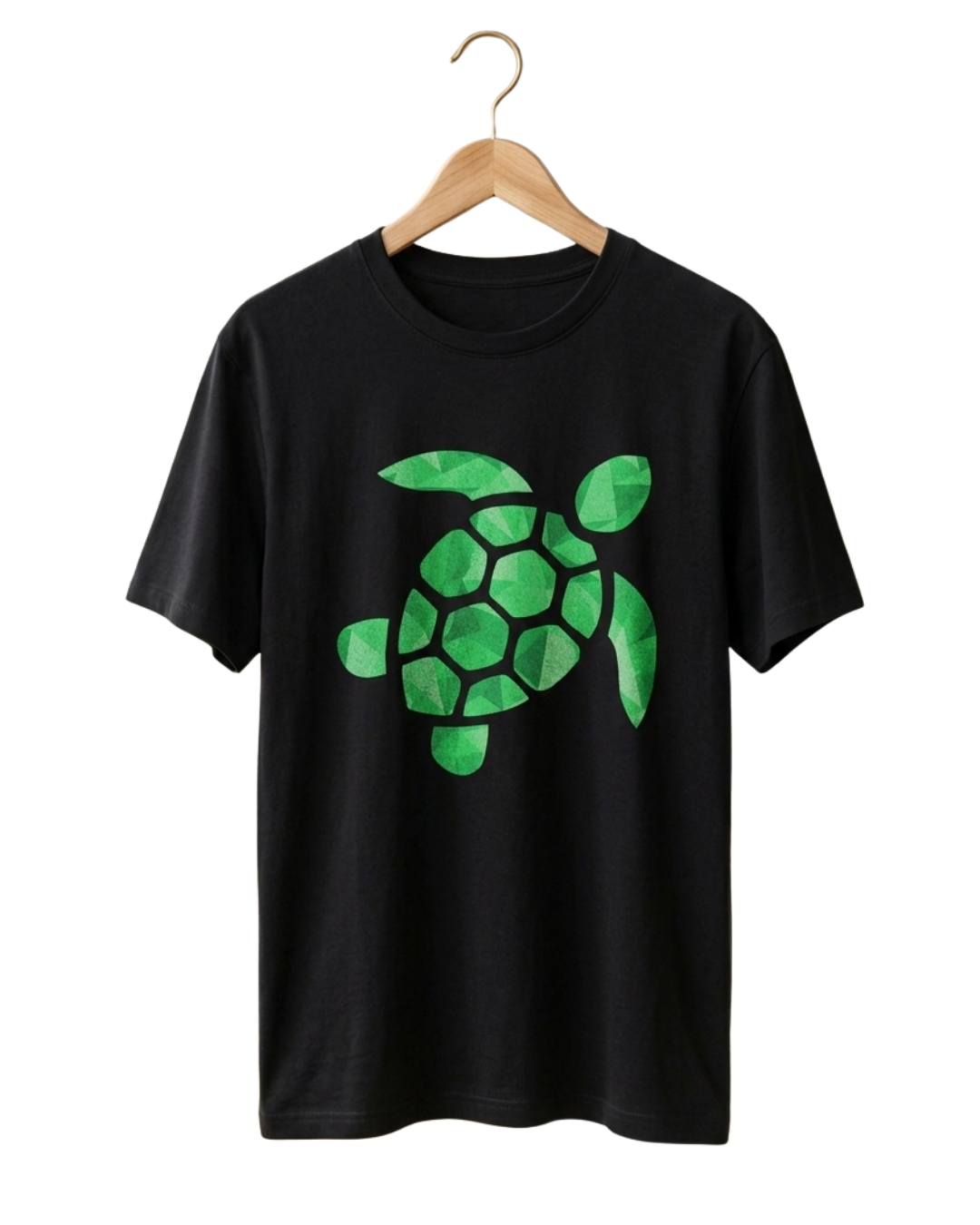 The Geometric Jade Turtle Oversized Tshirt