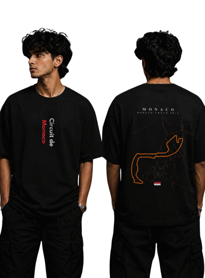 The Monaco Circuit Oversized Tee – Grand Prix Edition