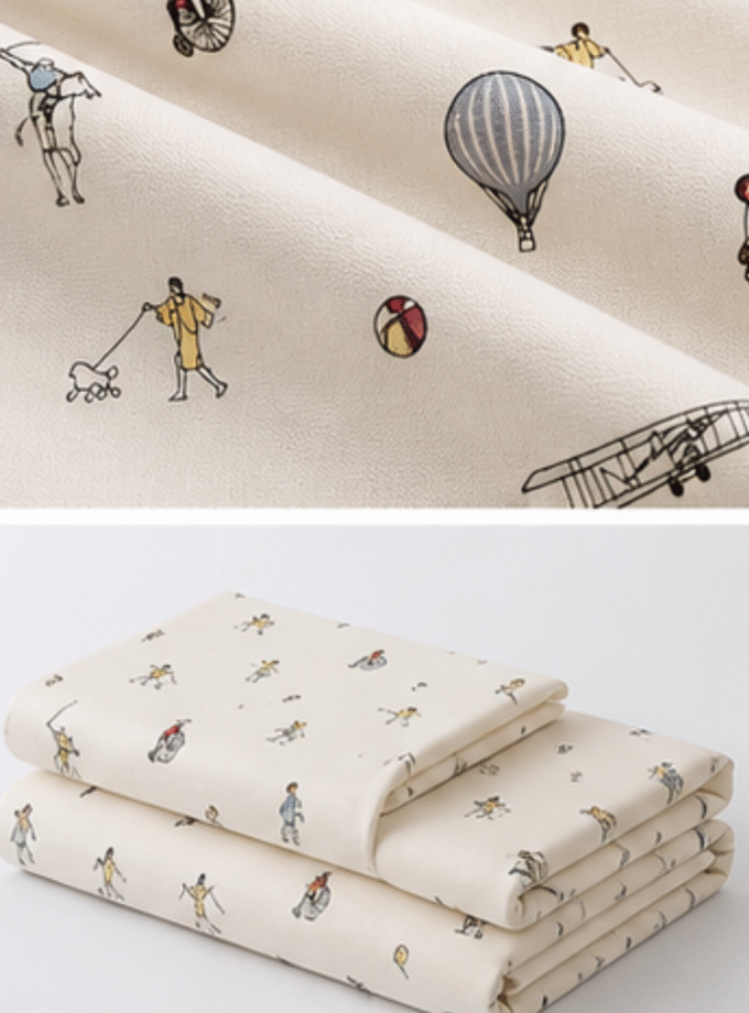 Vintage Wanderlust: Premium King-Size Cotton Bedspread