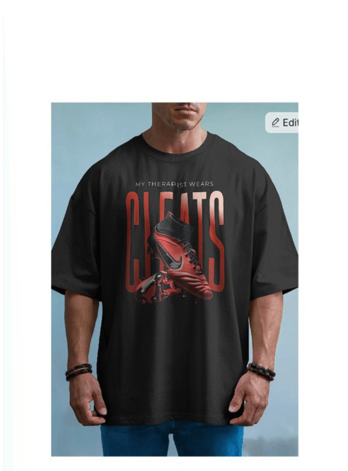 The Cleats "Therapy" Oversized Tee
