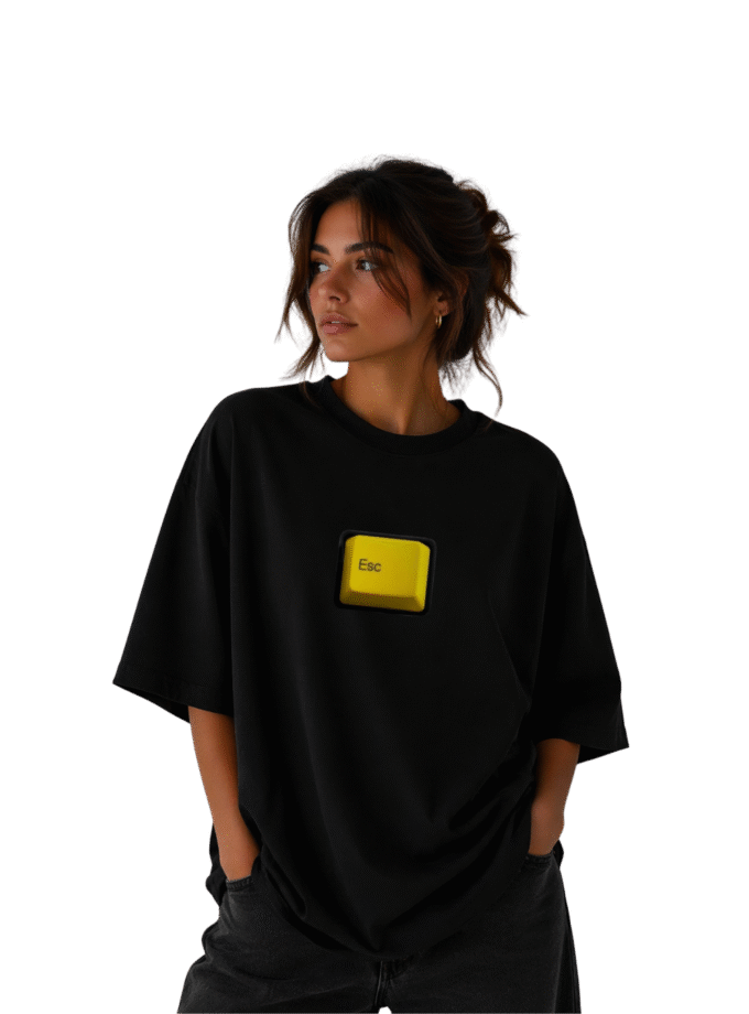The "Esc" Key Oversized Tee – Corporate Edition