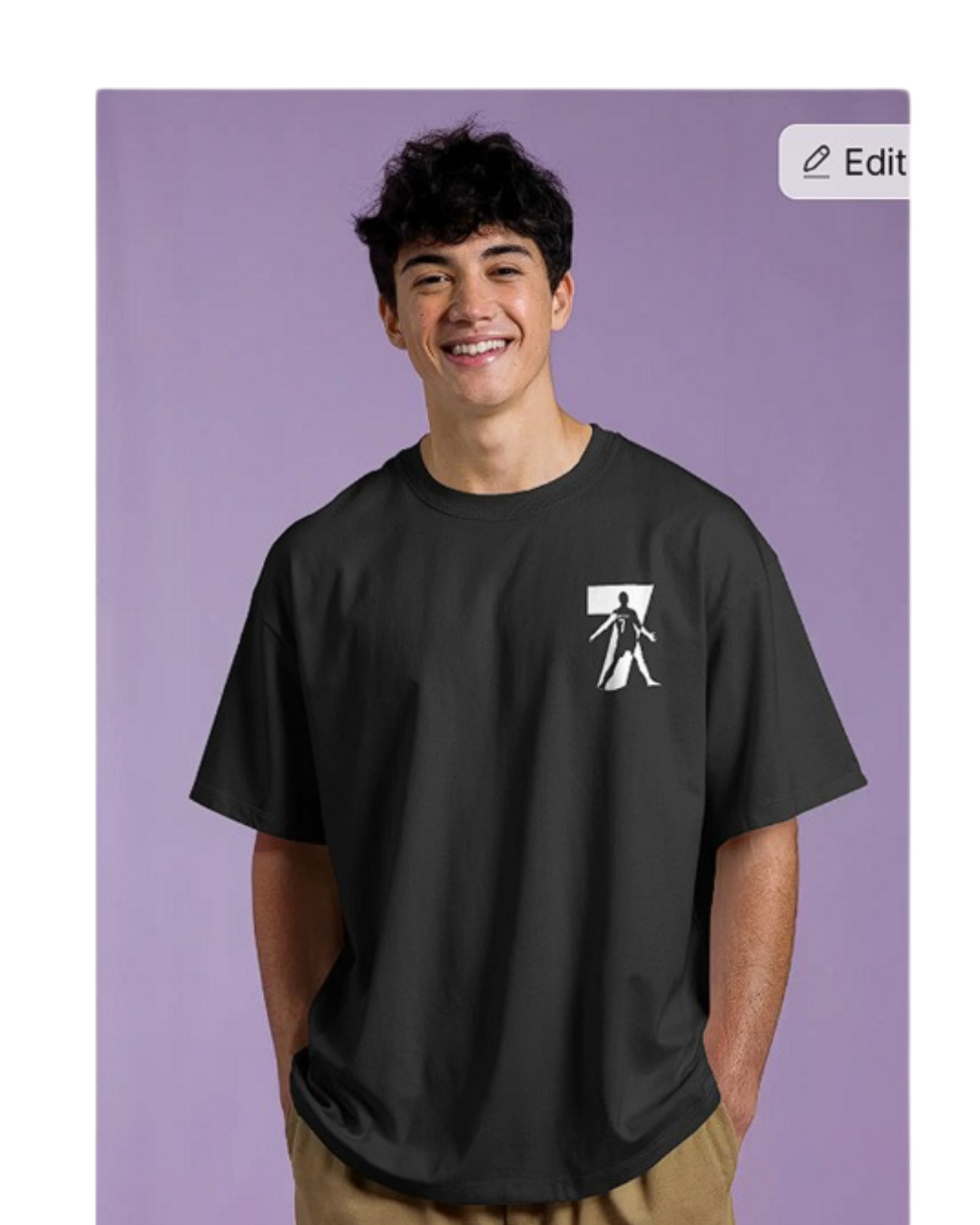 The CR7 "Art of Cristiano" Oversized Tee - Image 2